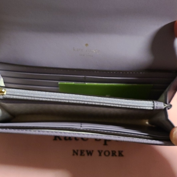 NWT kate spade lush lilac leather wallet - Picture 3 of 4
